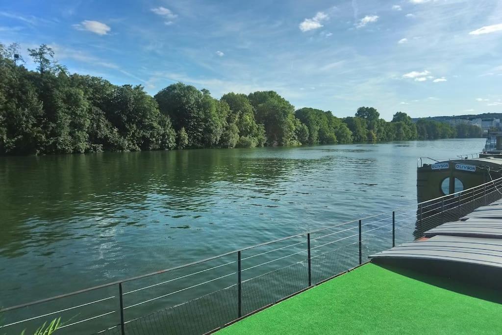 Belle Peniche Romantique A Paris Boulogne-Billancourt Esterno foto
